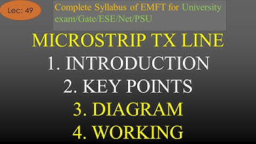 Introduction to Microstrip Transmission Line | EMFT | R K Classes | Lec-48 |Join Telegram 4 PDF Note