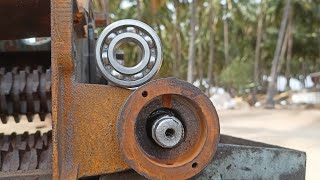 How to change bearing,Grass Cutting Machine Repair Process for Cattle Feed ,Tamilan electric teach screenshot 3