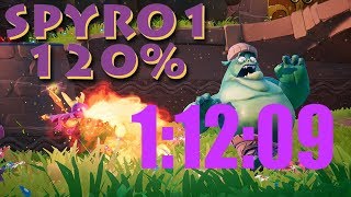 Spyro Reignited Trilogy "Spyro 1 - 120%" speedrun in 1:12:09 [Former WR] screenshot 5