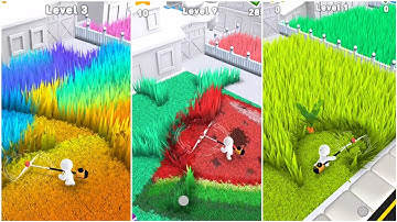 Mow My Lawn - Pro Gameplay Walkthrough Part 1 - All Max Levels 1-16 (Android, iOS)