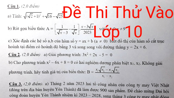 De thi vào lớp 10 môn toán nghệ an 2023 năm 2024