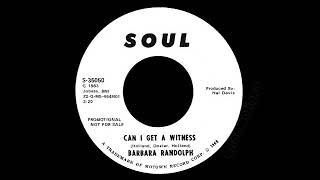 Watch Barbara Randolph Can I Get A Witness video