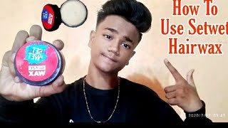 Set Wet Hair wax || Setwet glaze Hair Wax