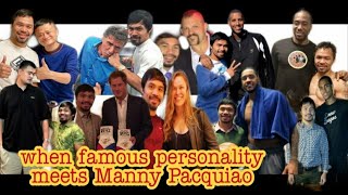 When famous athletes & Hollywood star became a fan of Manny Pacquiao