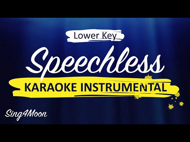 Speechless – Naomi Scott/Aladdin (Piano Karaoke Instrumental) Lower Key class=