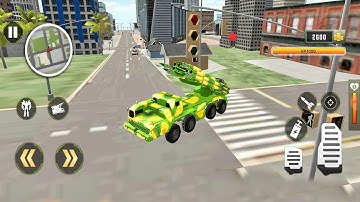 US Army Robot Missile Attack: Truck Robot Games 2021 - Gameplay Walkthrough Part 2 (Android, iOS)