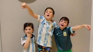 Messi Kids Delighted At Copa America Victory ❤️