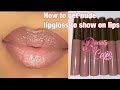 DIY:HOW TO MAKE NUDE LIPGLOSS| HOW TO MAKE PIGMENTS SHOW ON LIPS| LIFE OF AN ENTREPRENEUR