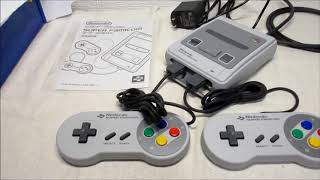 ニンテンドークラシックミニ スーパーファミコン 開封～起動 Nintendo Classic Super Nintendo Entertainment