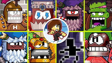 Dan The Man - All Boss Fight With Josie (No Damage - Hard).