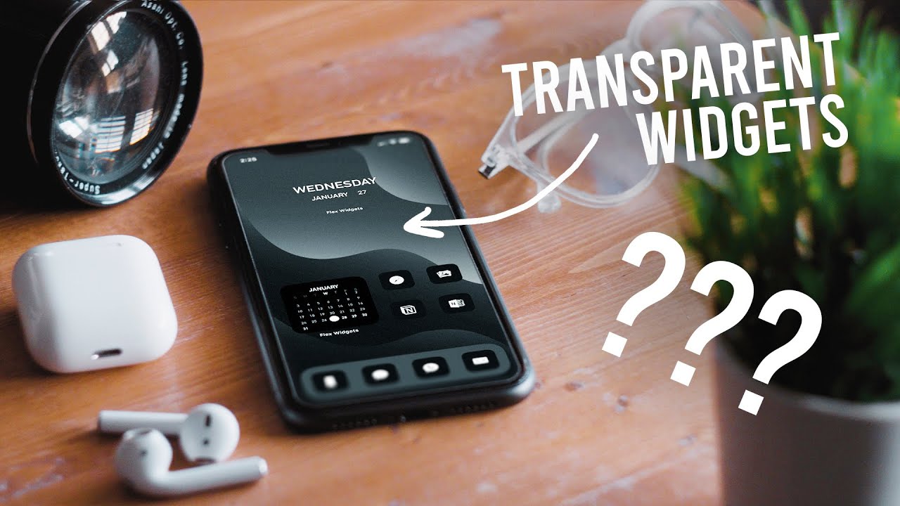 Minimal iPhone Setup Tutorial - Transparent Widgets and Custom Icons -  YouTube