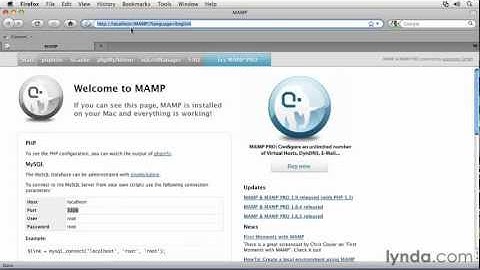 0106 Installing MAMP on Mac OS X