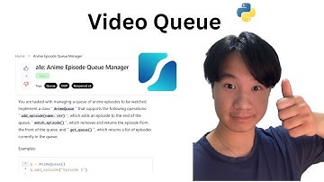 Video Queue O(1) add and remove, O(n) return - Datacurve