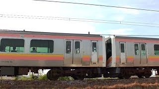 E129系A32+A19編成 信越本線下り普通435M 長岡→新潟