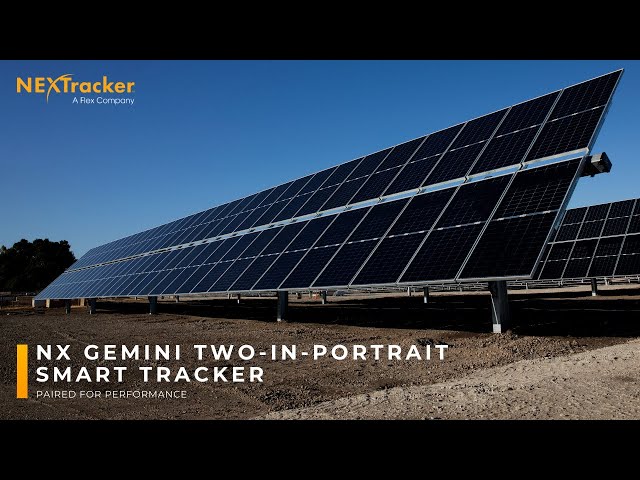 Introducing NX Gemini™ Two-in-Portrait Smart Solar Tracker class=