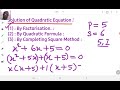 Concept of quadratic equation classxthmathsexplained by cpsir