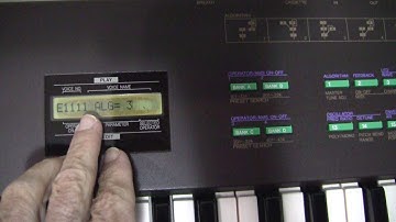 Yamaha DX-27 Tutorial series - using the Compare function