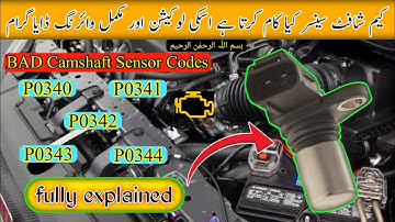 How to work Camshaft Position Sensor | Cam sensor working | Testing & wiring diagram | p0340