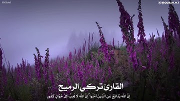 إِنَّ اللَّهَ يُدَافِعُ عَنِ الَّذِينَ آمَنُوا ۗ - تلاوة خاشعة بصوت القارئ تركي الرميح