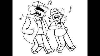 Garcello and Annie sing a song on their way to McDonald's (but animated!)