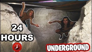 24 HOURS IN OUR UNDERGROUND BUNKER!! (Playing Fortnite Underground) Day 7 | JOOGSQUAD PPJT