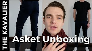 Asket T-Shirt, Scarf, and Chinos Unboxing