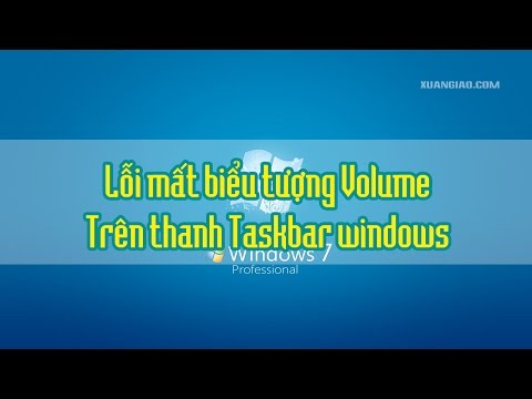 Video: Cách Quay Lại Biểu Tượng âm Lượng