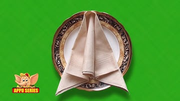 How to fold an Arrow Napkin