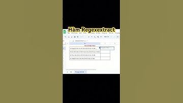 Tách số điện thoại bằng Regexextract trong Google sheet #excel #hocexcelonline #googlesheets #regex