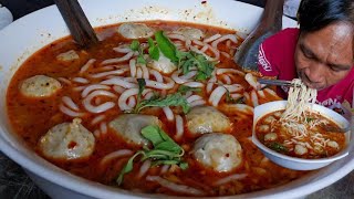 ก๋วยเตี๋ยวเสั้นเผ็ดๆ ເຂົ້າປຽກເສັ້ນເຜັດໆ #บัวไล #ก๋วยเตี๋ยวเนื้อ