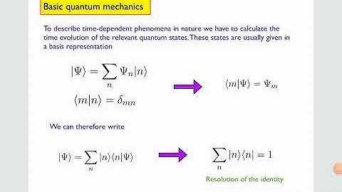 Introduction to Many Body Physics, Part 1, States and Operators