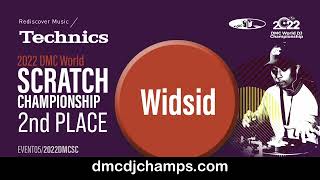Widsid france 2022 Technics Dmc World Scratch Runner Up