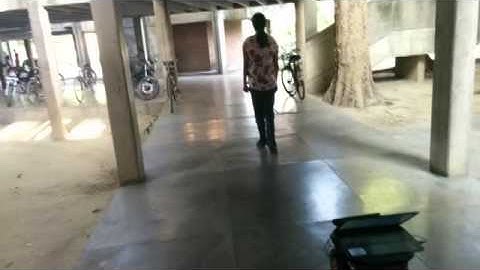 Visual human tracking from mobile robot