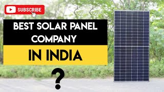 Top Solar panel brand, best solar company in india, best solar panel 2023 #solar #solarsystem