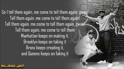 Boogie Down Productions - The Bridge Is Over (Lyrics)