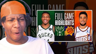 Lvgit Reacts To BUCKS at SUNS | FULL GAME HIGHLIGHTS | February 6, 2024