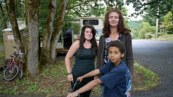 Michelle lives in a RV with her kids in a church parking lot near Eugene, Oregon.