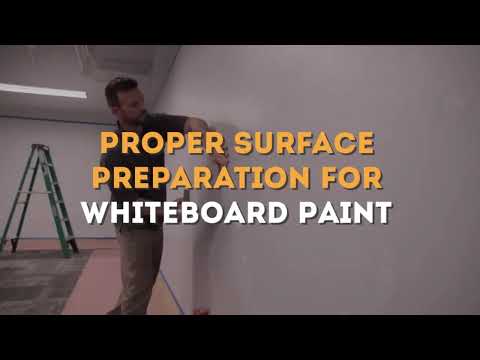 How to Apply Dry Erase Paint 