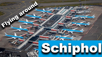 Unterwegs in der Hoffmann H40: VFR über Amsterdam Airport - Schiphol EHAM (incl. ATC)