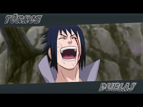 Naruto Türkçe Dublaj - Sasuke Kakashi'yi Tehdit Ediyor (Turkish Dub)