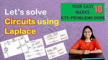 Solving Circuits using Laplace Transform #EE201 #Circuits