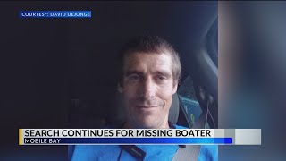 UPDATE: Family of man missing after boat capsizes on Mobile Bay hopes to get closure