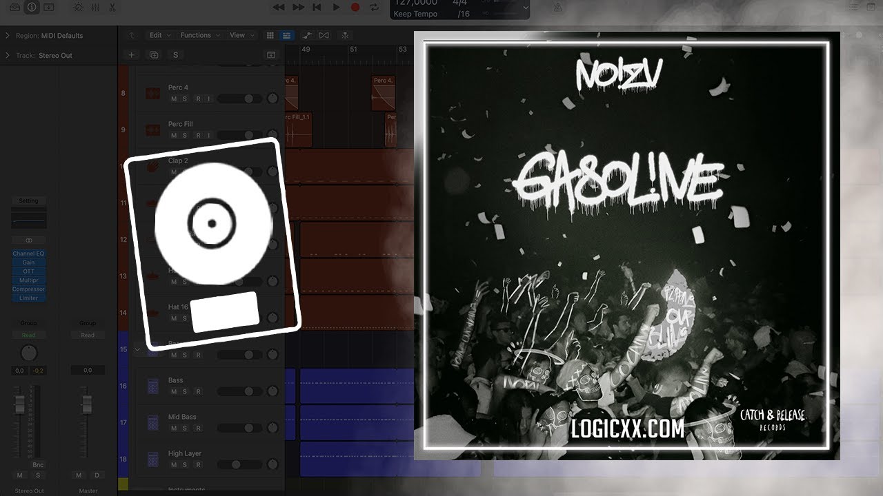 Noizu - Gasoline (Logic Pro Remake)