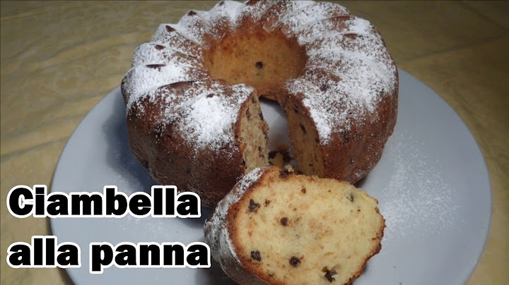 CIAMBELLA ALLA PANNA SOFFICE - Ricetta facile e veloce