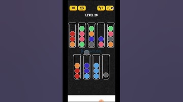 How to Solve Ball Sort Puzzle (Mind Games) Level 26 #shorts