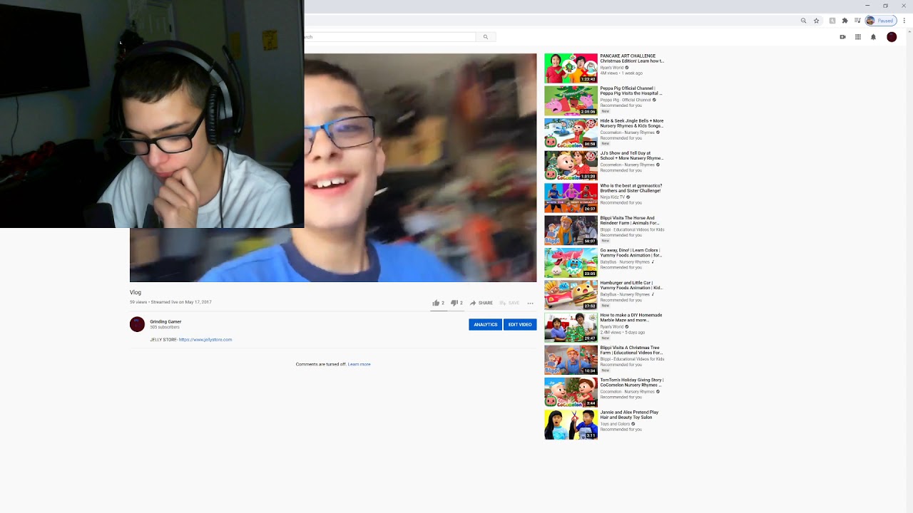 Reacting To My Old Videos! Funny - YouTube