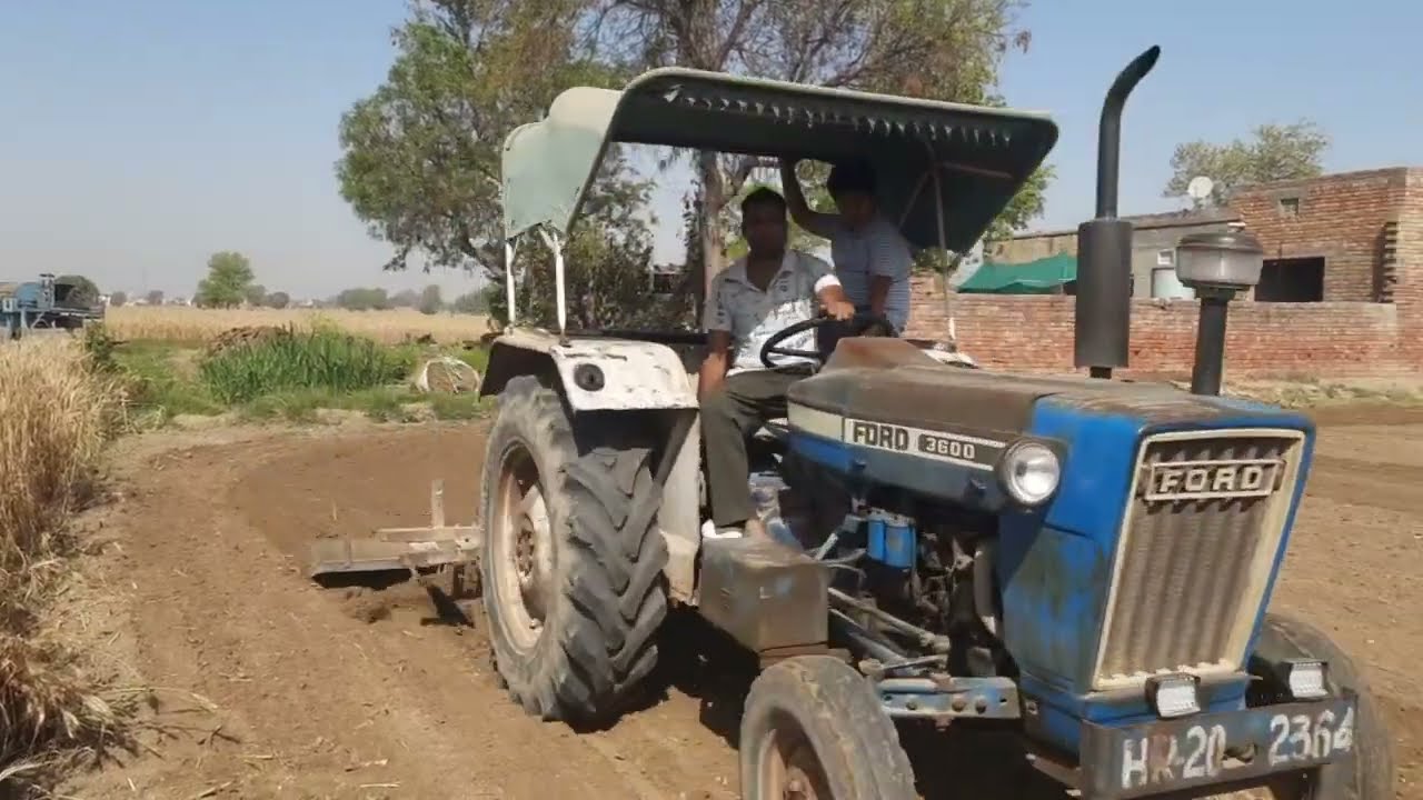 Ford 3600 से रोटावेटर के बाद कल्टीवेटर और सुहाग लगाते हुए|| Full Process || 