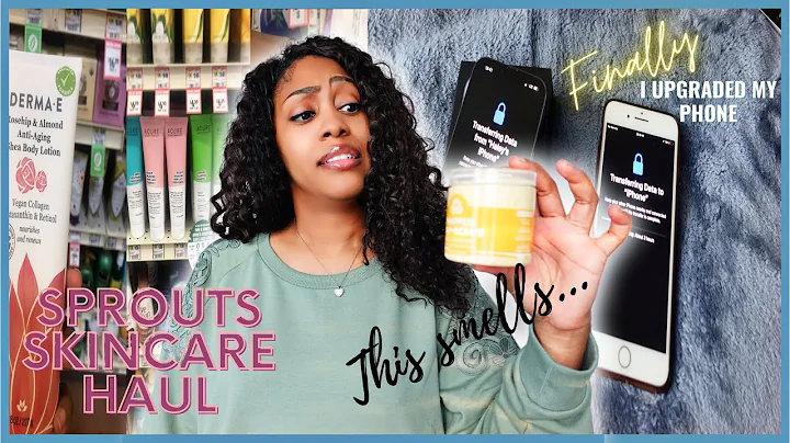 Sprouts SKIN CARE HAUL + FINALLY Upgraded My Phone | HALEY ALEXIS