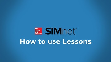 How to use SIMnet Lessons