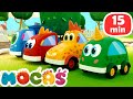 Cante com os carros Mocas! Desenho animado em português. Animação com música infantil